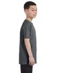 Jerzees Youth DRI-POWER® ACTIVE T-Shirt charcoal grey ModelSide