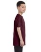 Jerzees Youth DRI-POWER® ACTIVE T-Shirt maroon ModelSide