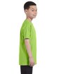 Jerzees Youth DRI-POWER® ACTIVE T-Shirt NEON GREEN ModelSide