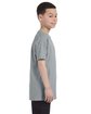 Jerzees Youth DRI-POWER® ACTIVE T-Shirt ATHLETIC HEATHER ModelSide