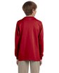Jerzees Youth DRI-POWER ACTIVE Long-Sleeve T-Shirt true red ModelBack