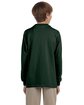 Jerzees Youth DRI-POWER ACTIVE Long-Sleeve T-Shirt forest green ModelBack