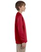 Jerzees Youth DRI-POWER ACTIVE Long-Sleeve T-Shirt true red ModelSide