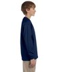 Jerzees Youth DRI-POWER ACTIVE Long-Sleeve T-Shirt j navy ModelSide