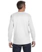 Jerzees Adult DRI-POWER® ACTIVE Long-Sleeve T-Shirt WHITE ModelBack