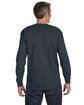 Jerzees Adult DRI-POWER® ACTIVE Long-Sleeve T-Shirt black heather ModelBack