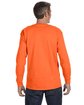 Jerzees Adult DRI-POWER® ACTIVE Long-Sleeve T-Shirt SAFETY ORANGE ModelBack