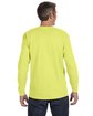 Jerzees Adult DRI-POWER® ACTIVE Long-Sleeve T-Shirt safety green ModelBack