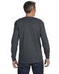 Jerzees Adult DRI-POWER® ACTIVE Long-Sleeve T-Shirt CHARCOAL GREY ModelBack