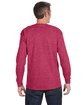 Jerzees Adult DRI-POWER® ACTIVE Long-Sleeve T-Shirt vint hthr red ModelBack