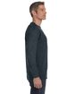 Jerzees Adult DRI-POWER® ACTIVE Long-Sleeve T-Shirt BLACK HEATHER ModelSide
