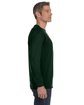 Jerzees Adult DRI-POWER® ACTIVE Long-Sleeve T-Shirt FOREST GREEN ModelSide