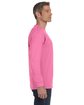 Jerzees Adult DRI-POWER® ACTIVE Long-Sleeve T-Shirt NEON PINK ModelSide