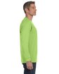 Jerzees Adult DRI-POWER® ACTIVE Long-Sleeve T-Shirt neon green ModelSide