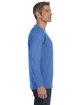 Jerzees Adult DRI-POWER® ACTIVE Long-Sleeve T-Shirt columbia blue ModelSide