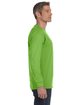 Jerzees Adult DRI-POWER® ACTIVE Long-Sleeve T-Shirt KIWI ModelSide