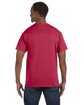 Jerzees Adult DRI-POWER® ACTIVE T-Shirt VINTAGE HTH RED ModelBack