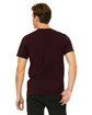 Bella + Canvas Unisex Jersey T-Shirt oxblood black ModelBack