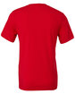 Bella + Canvas Unisex Jersey T-Shirt red FlatBack