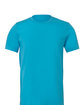 Bella + Canvas Unisex Jersey T-Shirt turquoise OFFront