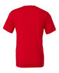 Bella + Canvas Unisex Jersey T-Shirt red OFBack