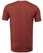 Bella + Canvas Unisex Jersey T-Shirt rust OFBack