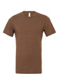 Bella + Canvas Unisex Heather CVC T-Shirt heather brown OFFront