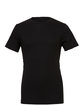Bella + Canvas Unisex Heather CVC T-Shirt solid blk blend OFFront