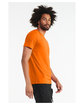 Bella + Canvas Unisex Heather CVC T-Shirt neon orange ModelSide