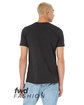 Bella + Canvas Unisex Recycled Organic T-Shirt dark gry heather ModelBack