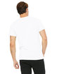 Bella + Canvas Unisex Made In The USA Jersey T-Shirt WHITE ModelBack