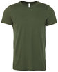 Bella + Canvas Unisex Made In The USA Jersey T-Shirt MILITARY GREEN FlatFront