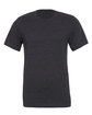 Bella + Canvas Unisex Made In The USA Jersey T-Shirt DARK GRY HEATHER OFFront