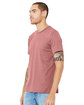Bella + Canvas Unisex Made In The USA Jersey T-Shirt MAUVE ModelQrt