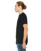 Bella + Canvas Unisex Made In The USA Jersey T-Shirt BLACK ModelSide