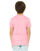 Bella + Canvas Youth Jersey T-Shirt PINK ModelBack