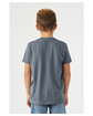 Bella + Canvas Youth Jersey T-Shirt steel blue ModelBack
