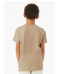 Bella + Canvas Youth Jersey T-Shirt tan ModelBack
