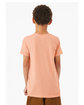 Bella + Canvas Youth Jersey T-Shirt peach ModelBack