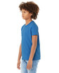 Bella + Canvas Youth Jersey T-Shirt columbia blue ModelQrt