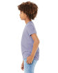 Bella + Canvas Youth Jersey T-Shirt dark lavender ModelSide