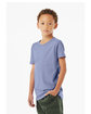 Bella + Canvas Youth Jersey T-Shirt lavender blue ModelSide