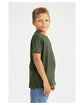 Bella + Canvas Youth Jersey T-Shirt military green ModelSide