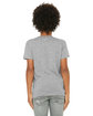 Bella + Canvas Youth CVC Jersey T-Shirt ATHLETIC HEATHER ModelBack