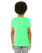 Bella + Canvas Youth CVC Jersey T-Shirt neon green ModelBack