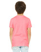 Bella + Canvas Youth CVC Jersey T-Shirt neon pink ModelBack