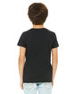 Bella + Canvas Youth CVC Jersey T-Shirt black heather ModelBack
