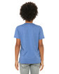 Bella + Canvas Youth CVC Jersey T-Shirt hthr colum blue ModelBack