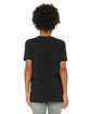 Bella + Canvas Youth CVC Jersey T-Shirt solid blk blend ModelBack