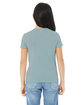 Bella + Canvas Youth CVC Jersey T-Shirt HTHR BLUE LAGOON ModelBack